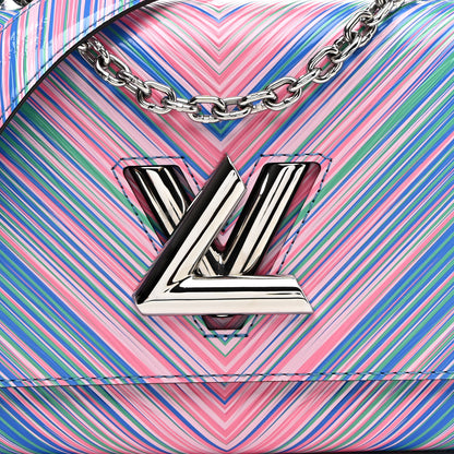 Louis Vuitton Epi Tropical Twist Shoulder Bag MM Blue Rose 8 of 11