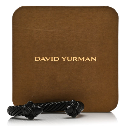 David Yurman Aluminum 10mm Renaissance Cable Bracelet Black 5 of 5