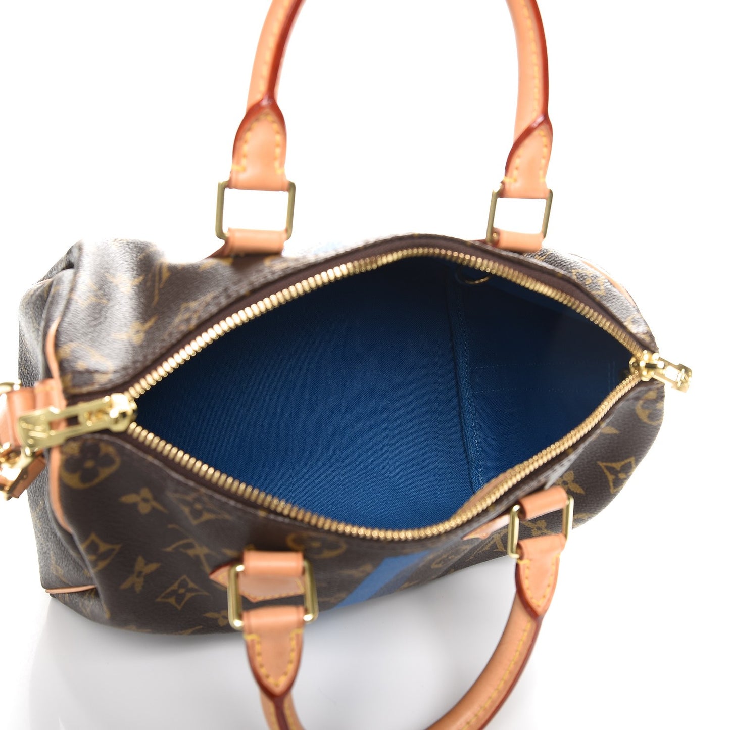 Monogram My LV Heritage Speedy Bandouliere 25 Blue Marine de France