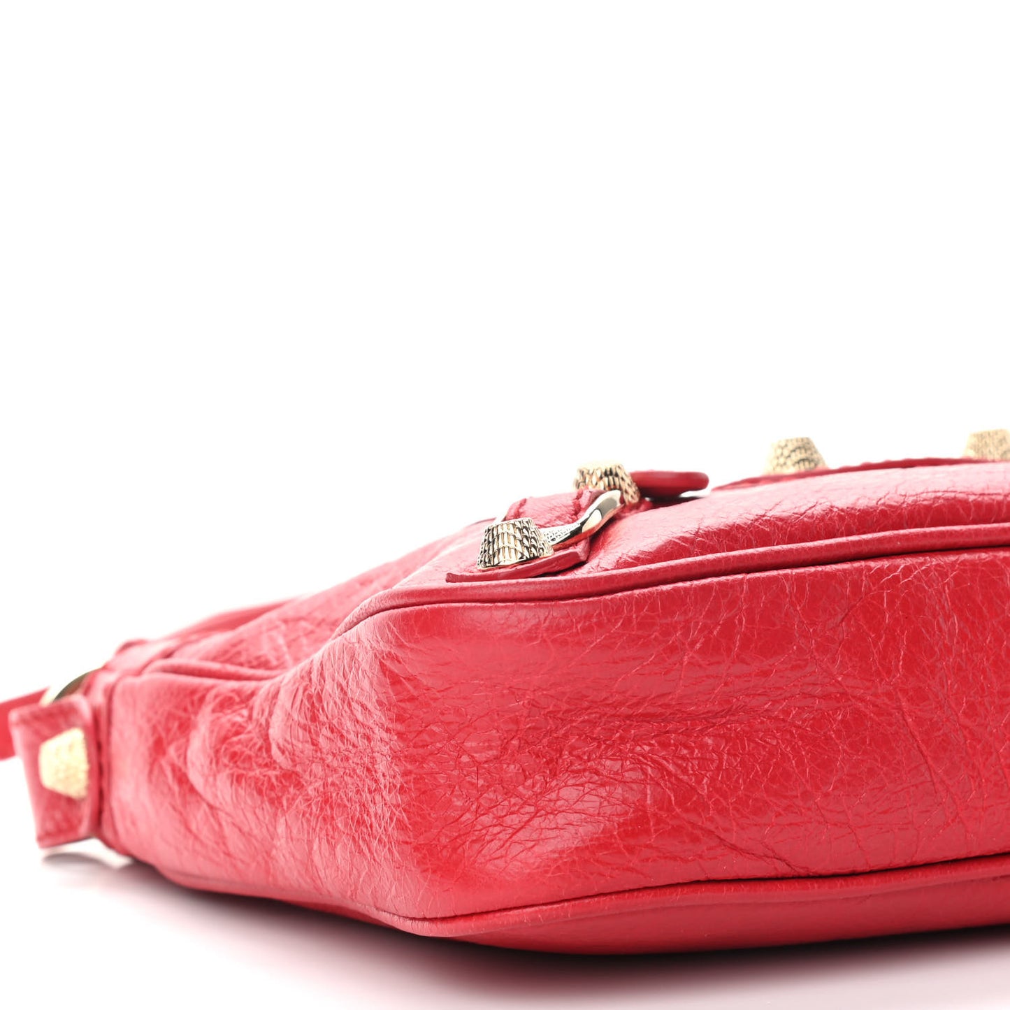 Agneau Giant 12 Gold Hardware Hip Rouge Cardinal