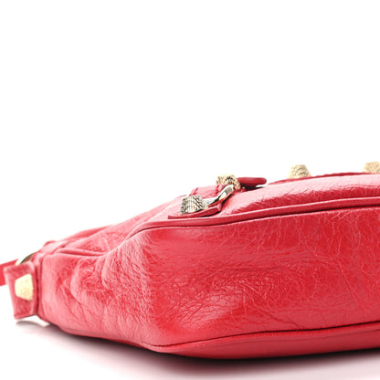 Balenciaga Agneau Giant 12 Gold Hardware Hip Rouge Cardinal 9 of 10