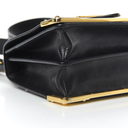 Prada City Calf Saffiano Cahier Bag Black 9 of 10