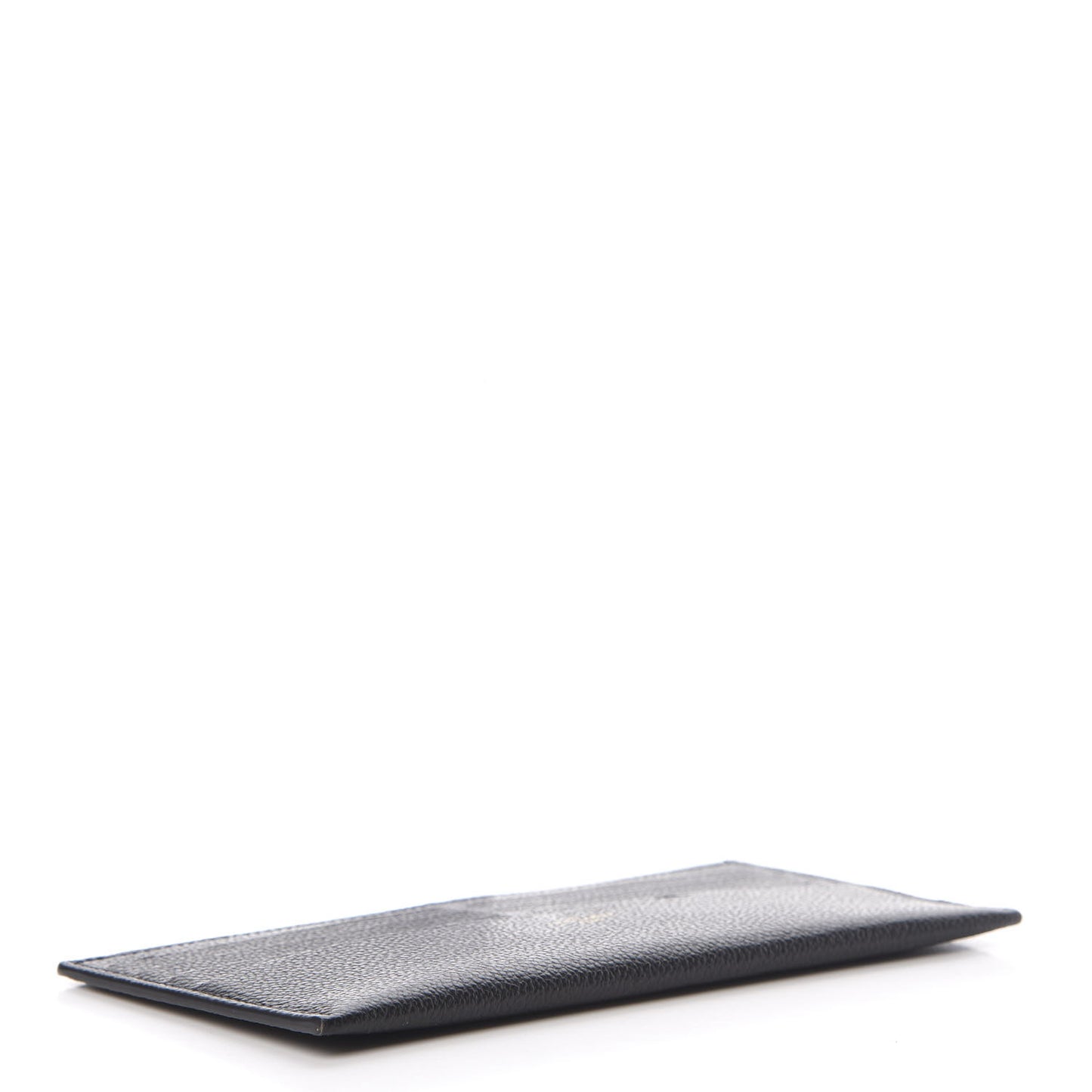 Calfskin Felicie Chain Wallet Card Holder Insert Black