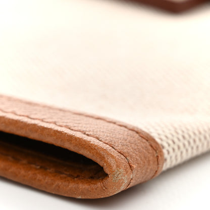 Hermes Peau Porc Toile Jige PM Clutch 8 of 9