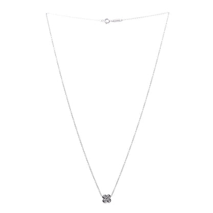 Tiffany Platinum Diamond Lace Pendant Necklace 3 of 6