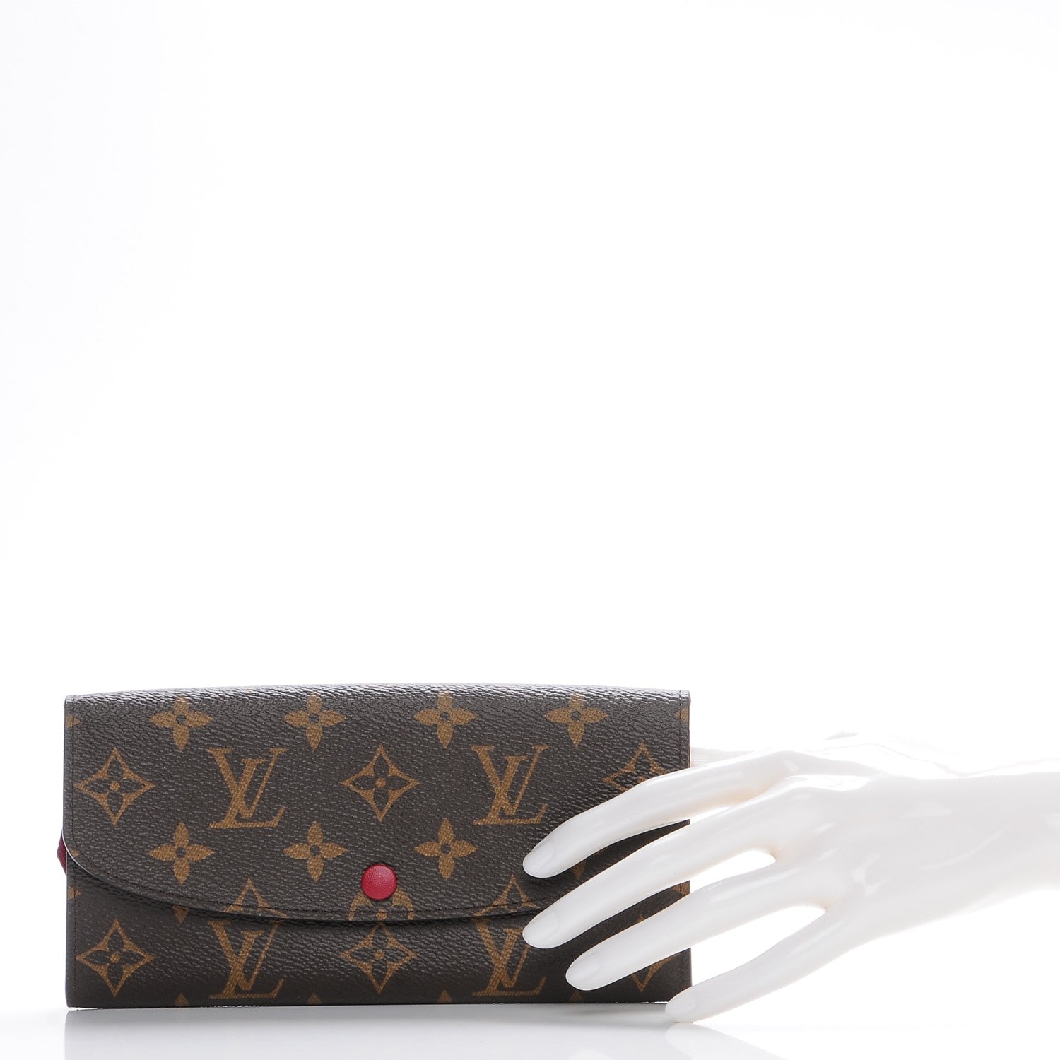 Louis Vuitton Monogram Emilie Wallet Fuchsia 2 of 7