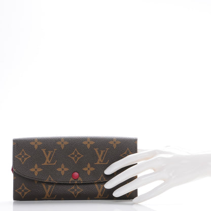 Louis Vuitton Monogram Emilie Wallet Fuchsia 2 of 7