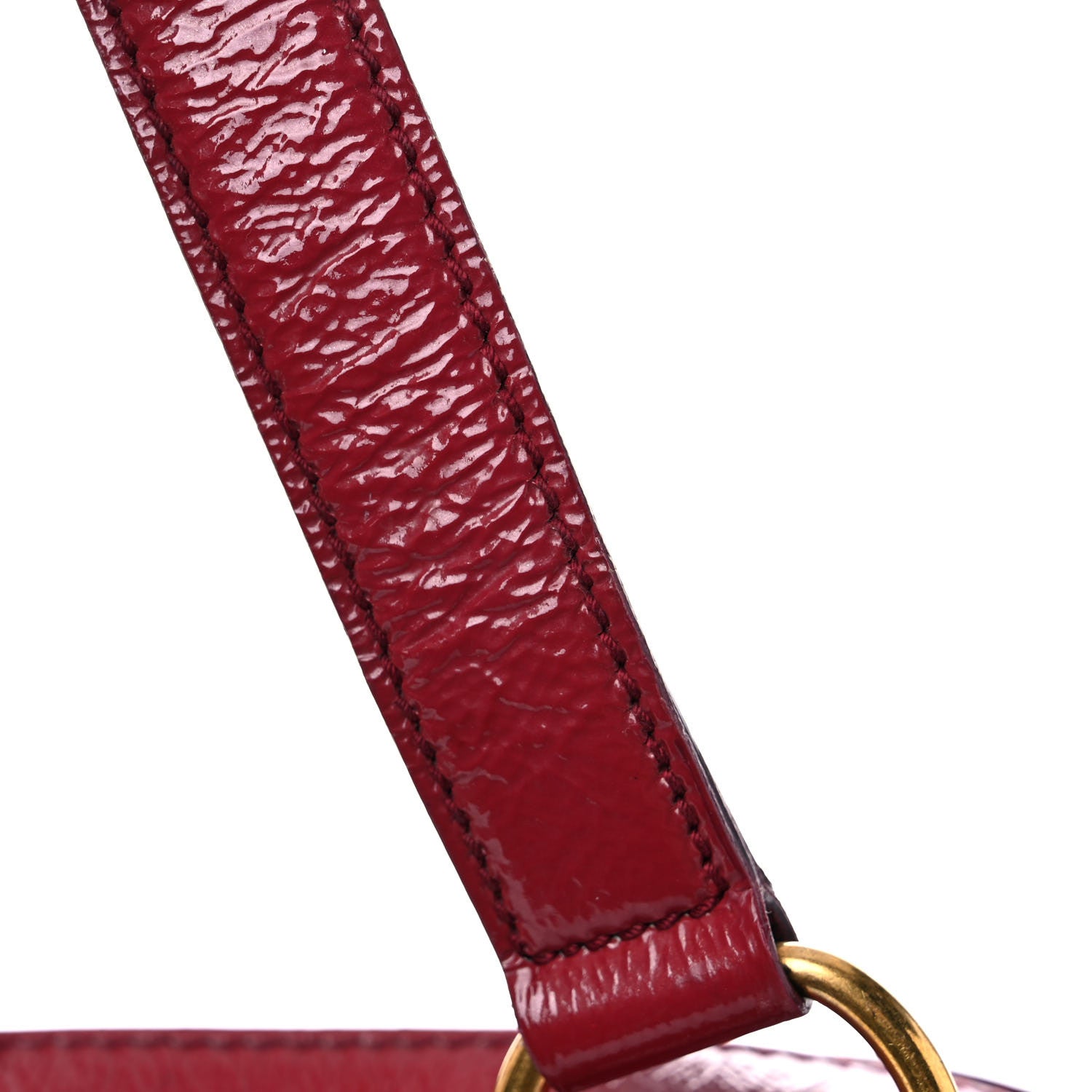 Saint Laurent Patent Calfskin Medium Muse Red 15 of 32