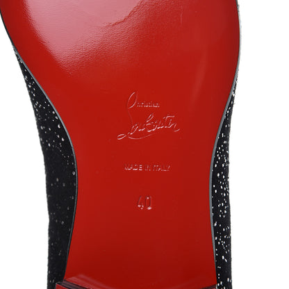 Christian Louboutin Veau Velours Mens Dandelion Crosta Flat Loafers 40 Black 6 of 7