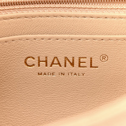Chanel Lambskin Quilted Mini Square Flap Beige 6 of 11