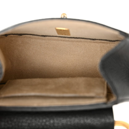 Chloe Grained Lambskin Nano Drew Shoulder Bag Black 5 of 10