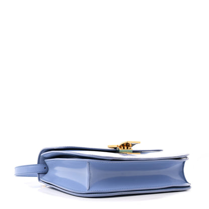 Celine Spazzolato Calfskin Medium Classic Box Flap Bag Porcelain 4 of 14