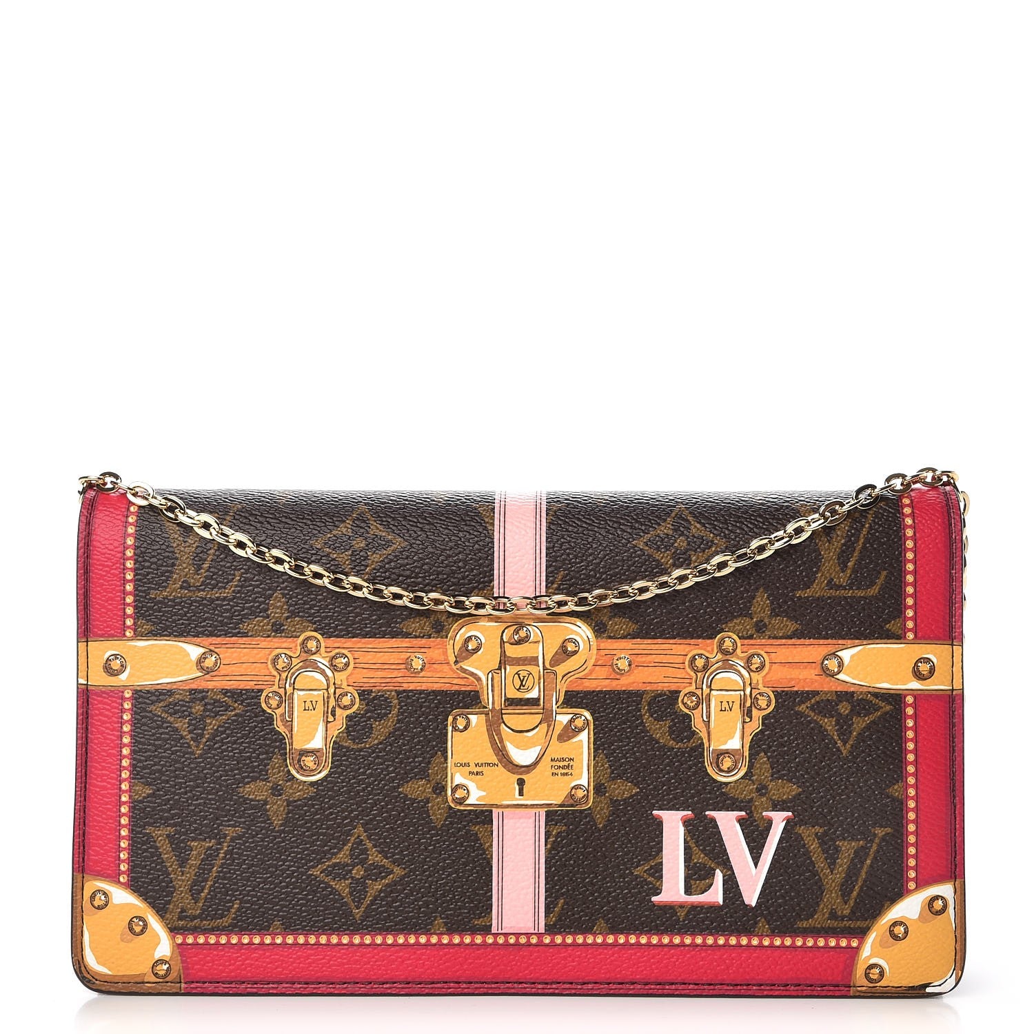 Louis Vuitton Monogram Summer Trunks Pochette Weekend 1 of 8