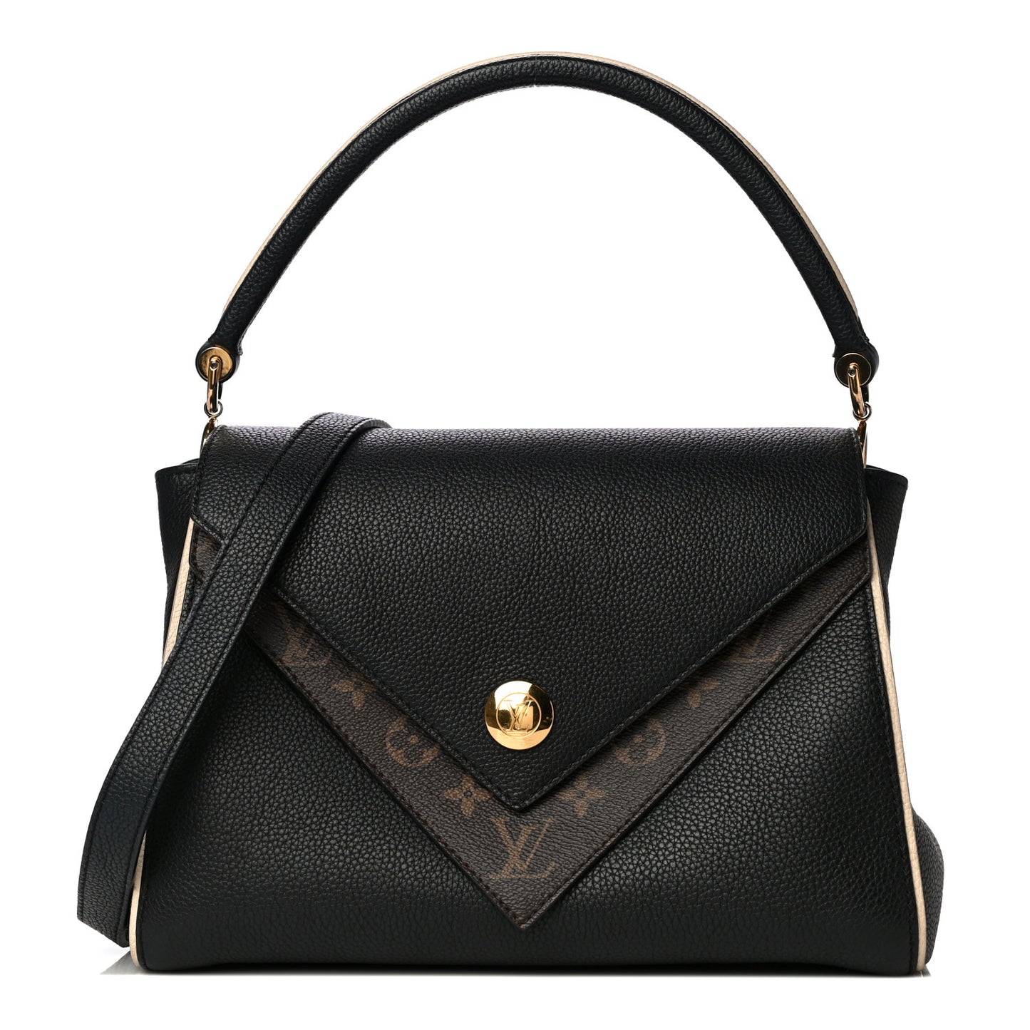 Monogram Double V Black
