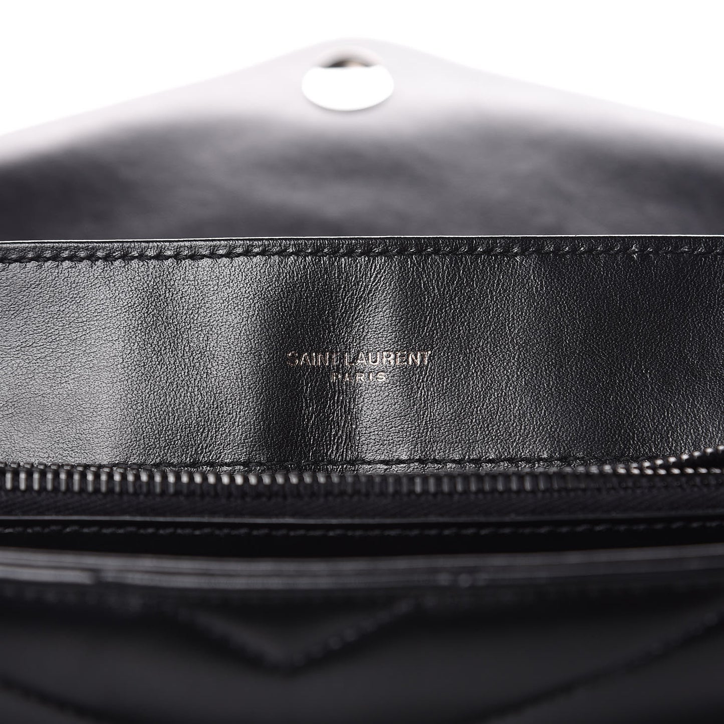 Calfskin Y Quilted Monogram Medium Loulou Chain Satchel Black