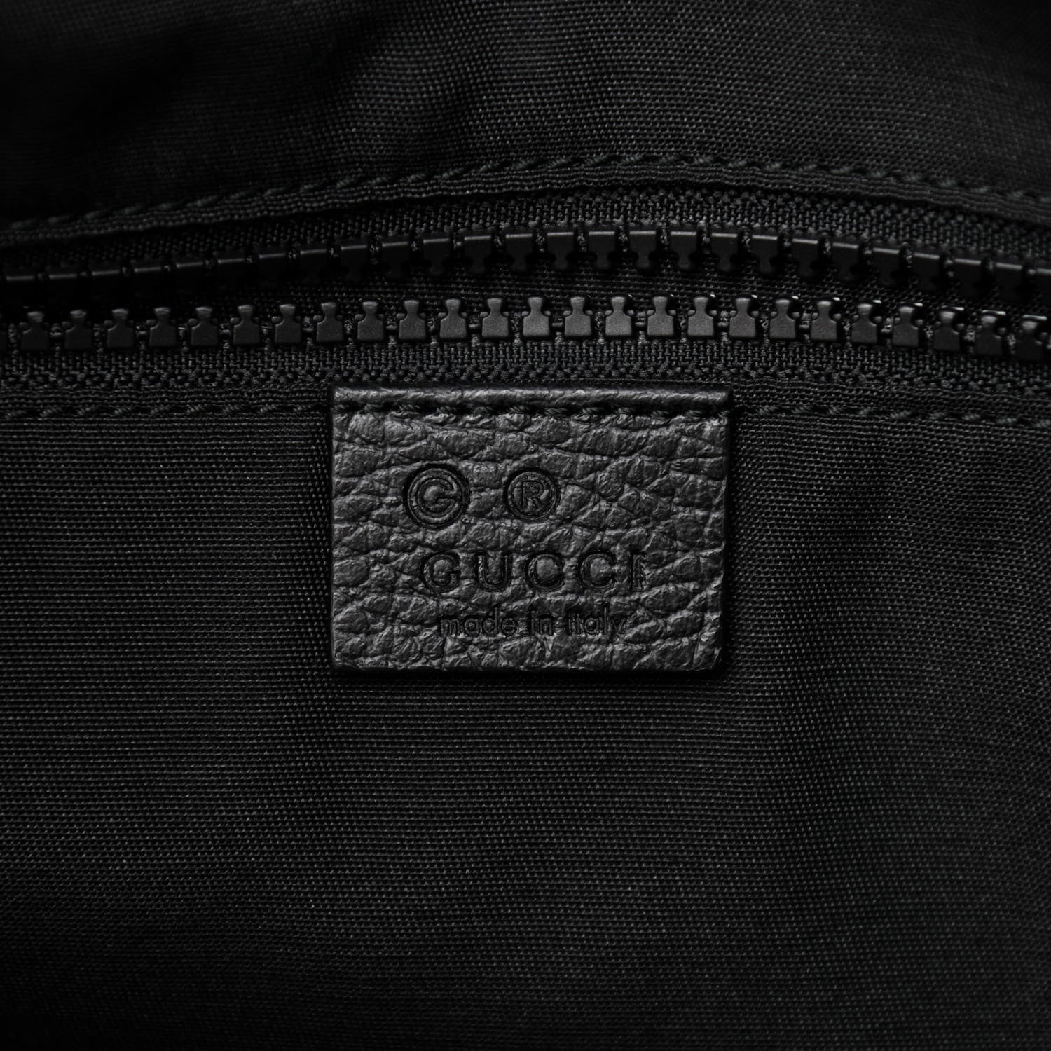 Gucci Nylon Monogram Tote Black 6 of 8