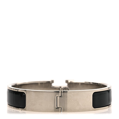 Hermes Enamel Narrow Clic Clac H Bracelet PM Black 3 of 6