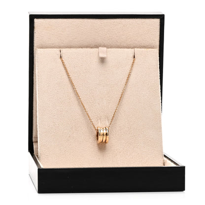 Bulgari 18K Rose Gold B.Zero1 Pendant Necklace 5 of 5