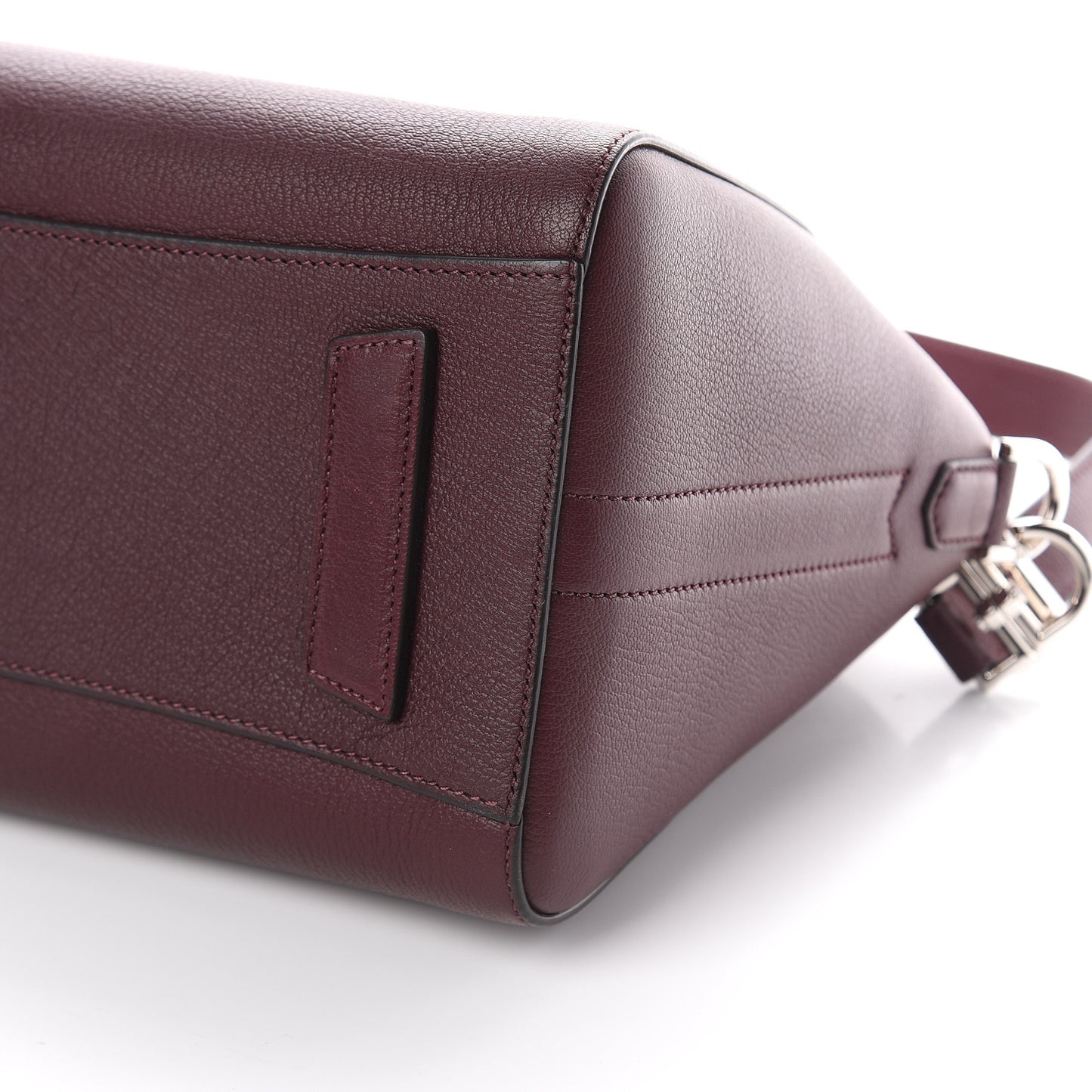Sugar Goatskin Small Antigona Aubergine