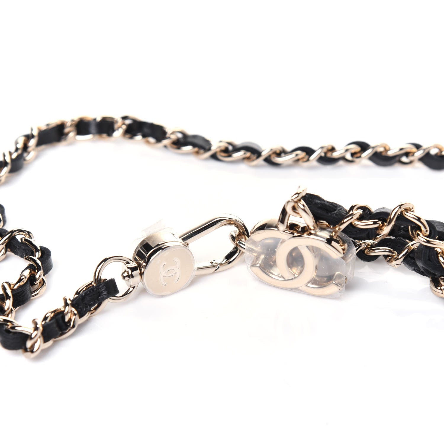 Chanel Lambskin Camellia Embossed Chain Belt Bag Black 12 of 13