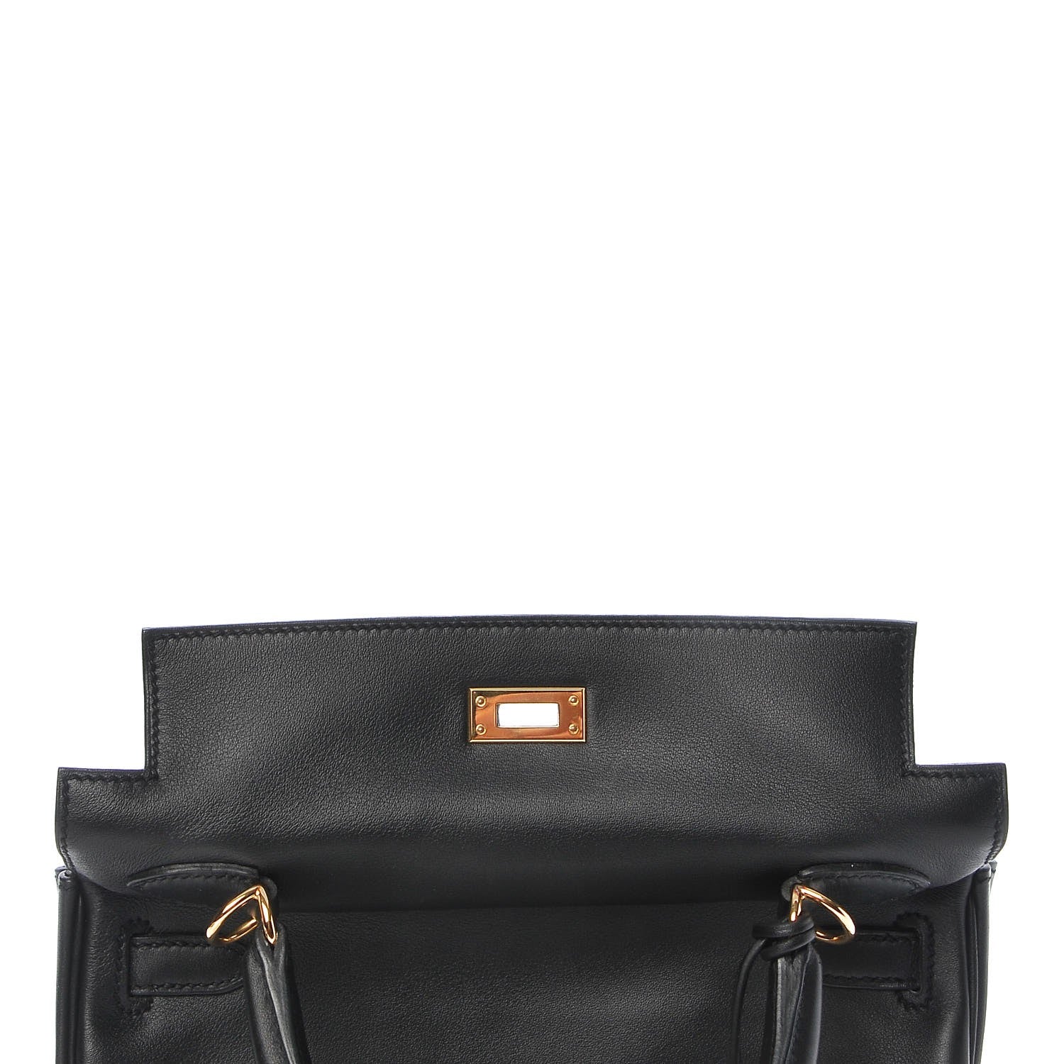 Hermes Swift Kelly Retourne 25 Black 28 of 34