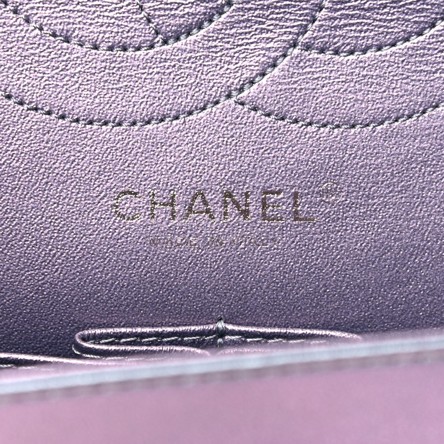 Iridescent Lambskin Quilted 2.55 Reissue 226 Flap Light Purple