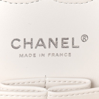 Chanel Caviar Quilted Medium Double Flap White 6 of 11