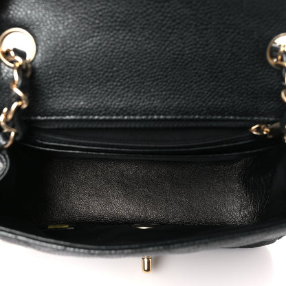 Chanel Caviar Quilted Mini Square Flap Dark Grey 5 of 10