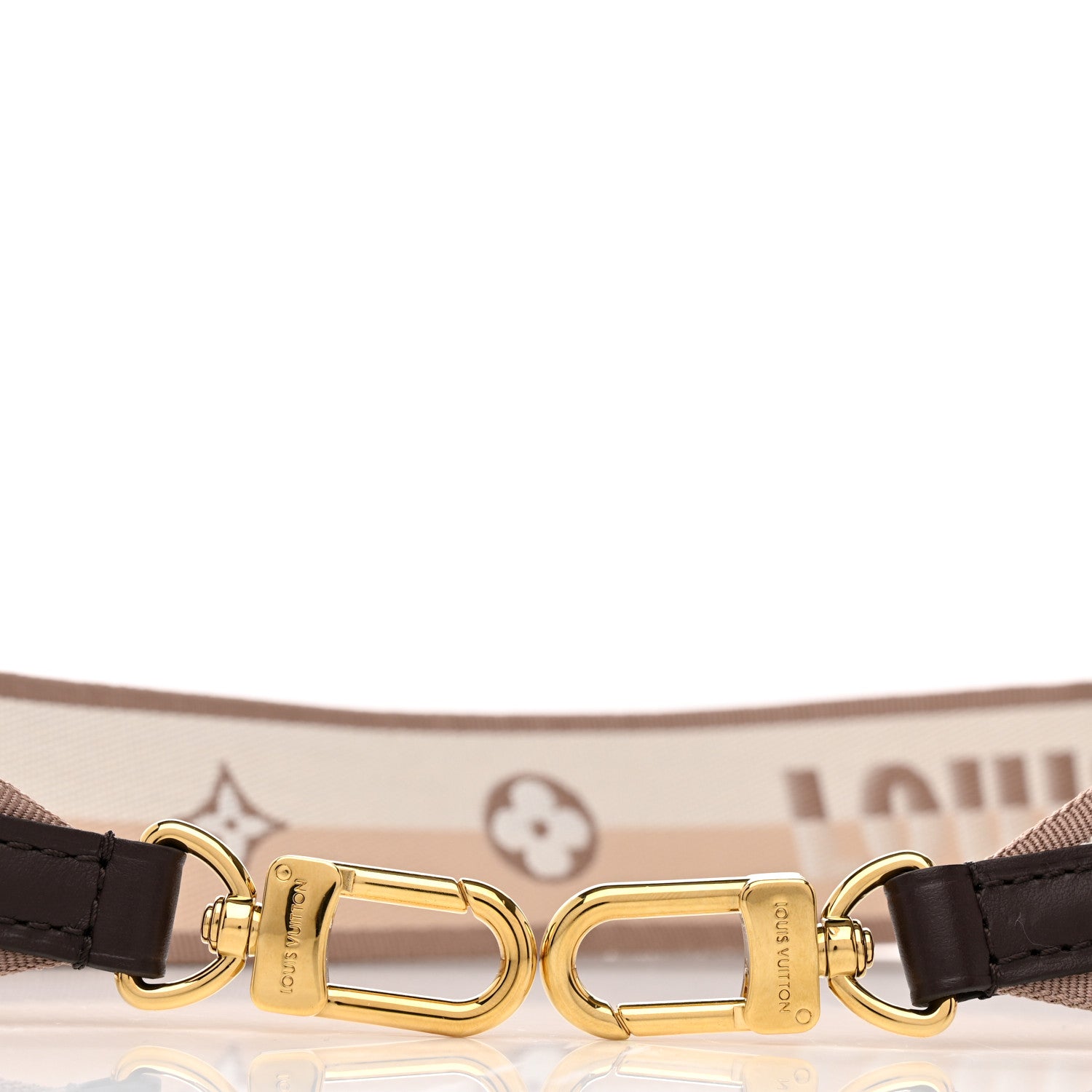 Louis Vuitton Jacquard Speedy Bandouliere 20 Shoulder Strap Beige Brown 3 of 3