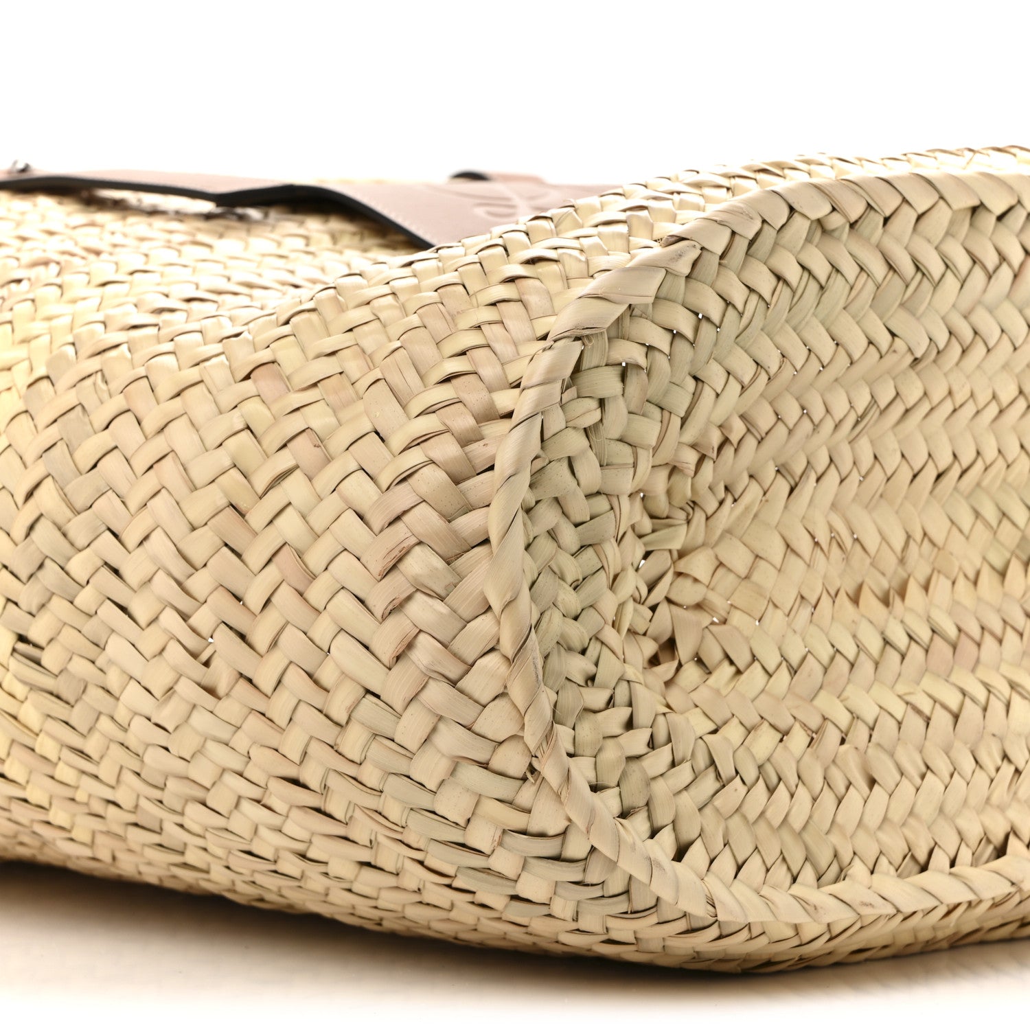Loewe Raffia Large Basket Tote Bag Natural Tan 9 of 12