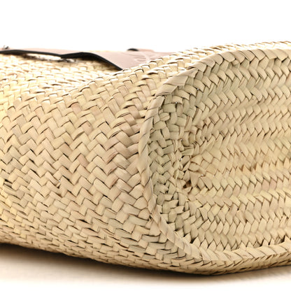 Loewe Raffia Large Basket Tote Bag Natural Tan 9 of 12