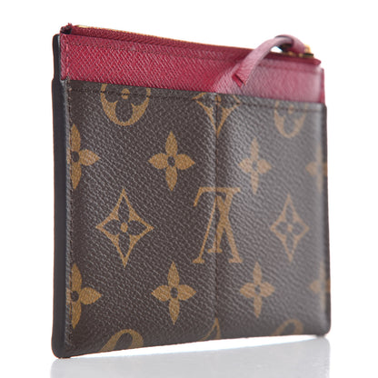 Louis Vuitton Monogram Zipped Card Holder Fuchsia 3 of 6