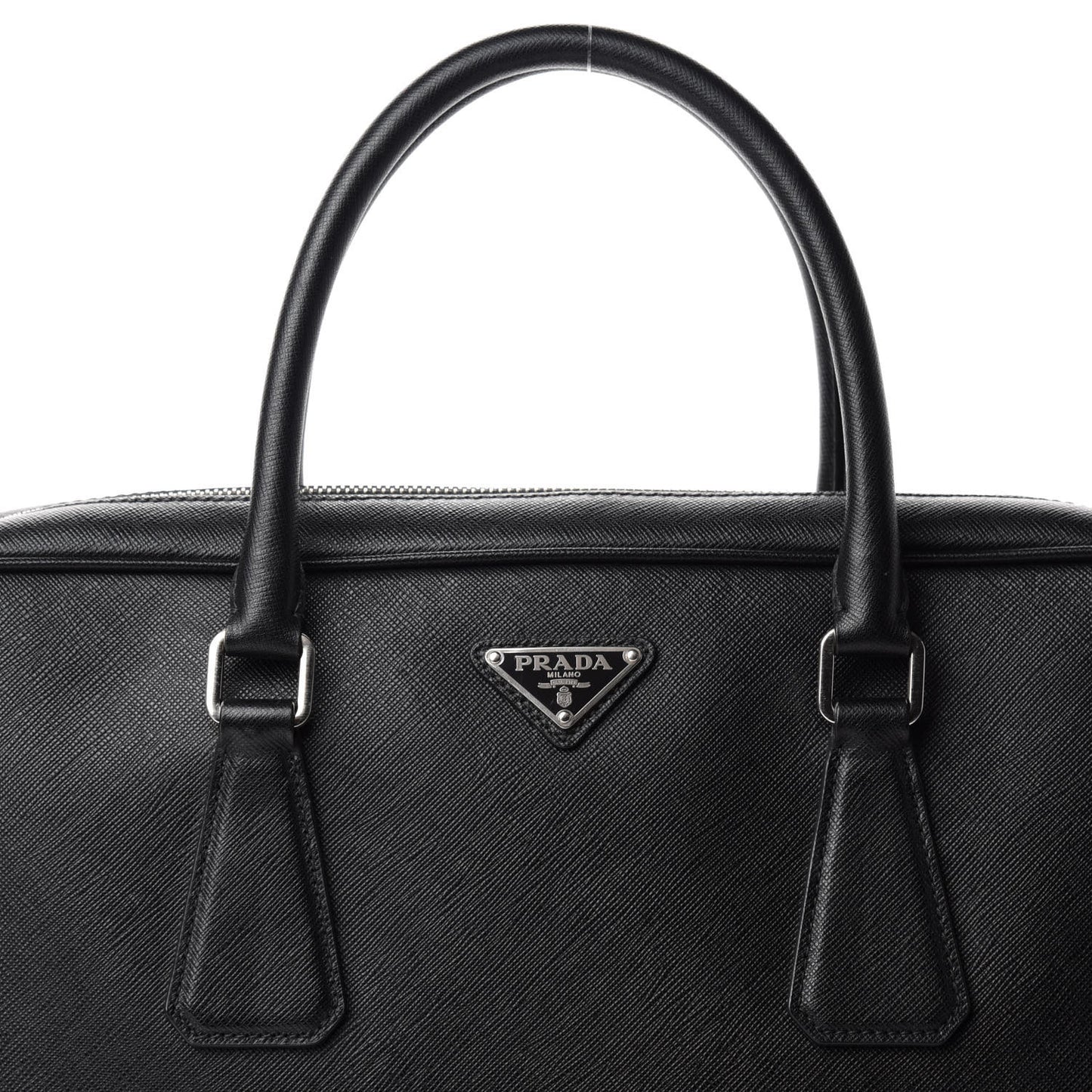 Saffiano Travel Briefcase Black
