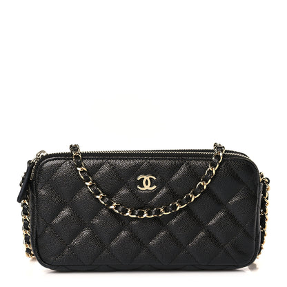 Chanel Caviar Quilted Small Clutch With Chain Black 1 of 9
