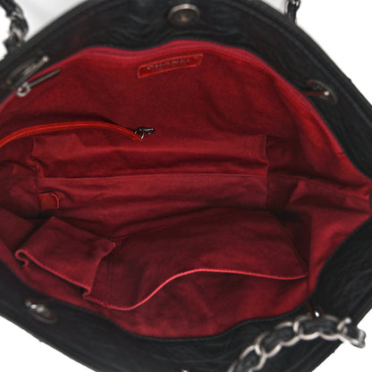 Chanel Calfskin Small Shopping in Moscow Tote Black 5 of 10
