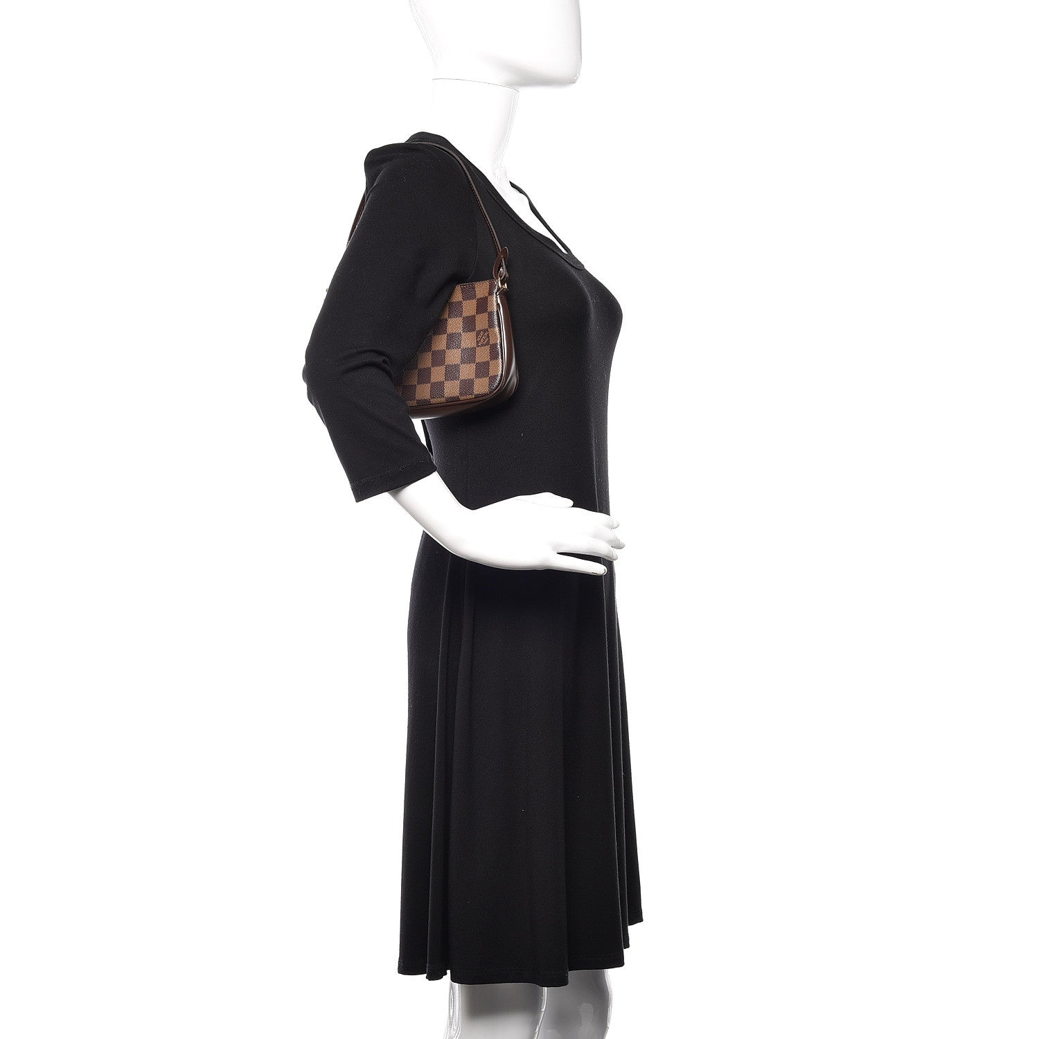 Louis Vuitton Damier Ebene Navona Pochette Accessories 2 of 10