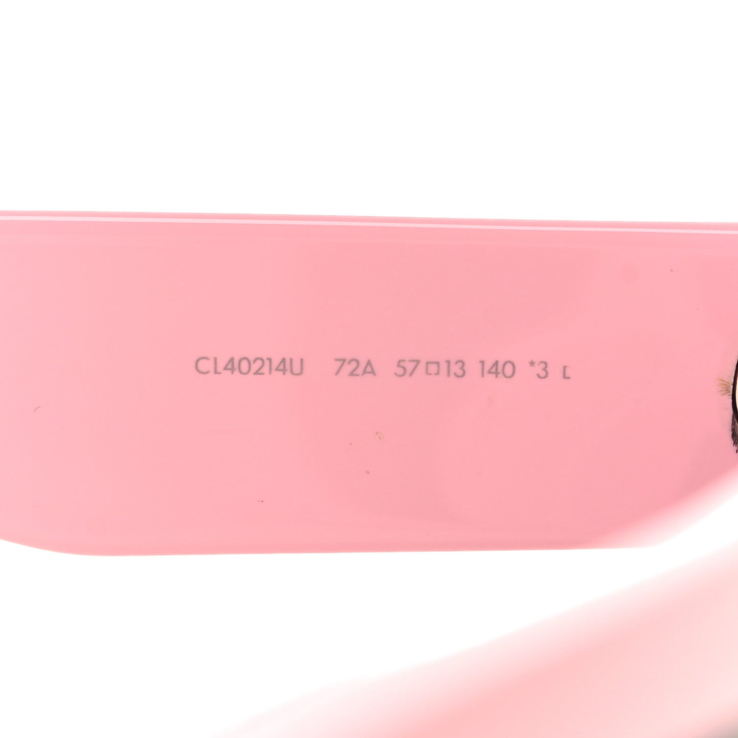 Acetate Monochroms Square Sunglasses CL40214U Light Pink