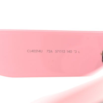Celine Acetate Monochroms Square Sunglasses CL40214U Light Pink 6 of 6