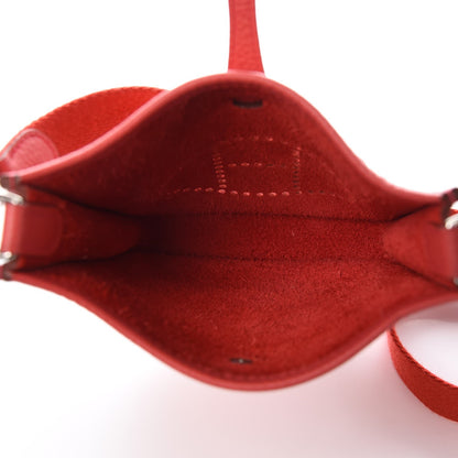 Hermes Taurillon Clemence Evelyne TPM Rouge Pivoine 5 of 8