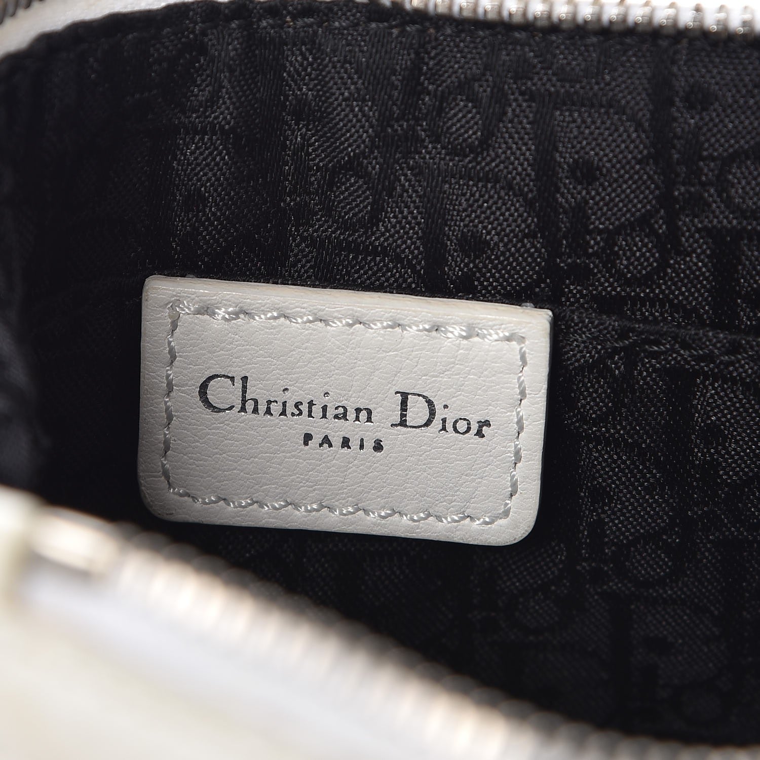 Christian Dior Calfskin Shoulder Bag White 6 of 15