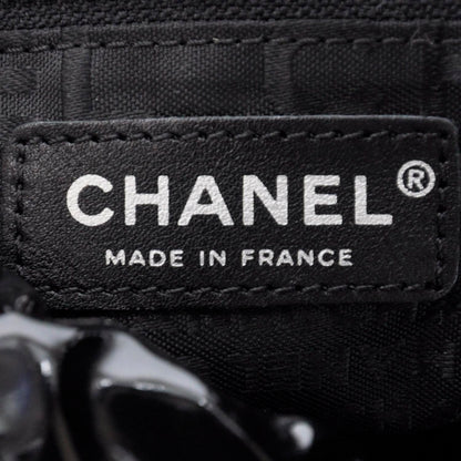Chanel Vinyl XL Coco Cabas Black 6 of 7