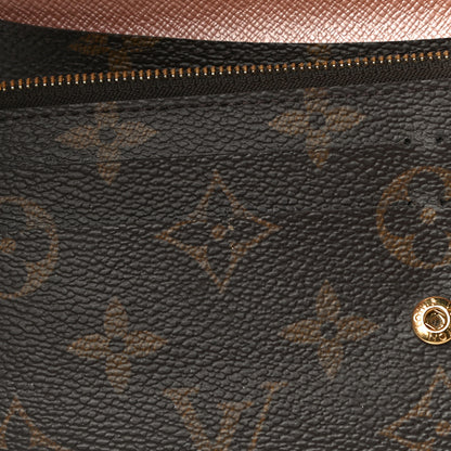 Louis Vuitton Monogram Emilie Wallet Rose Nacre 14 of 20