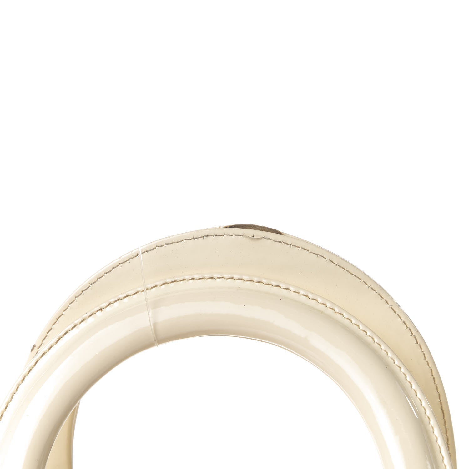 Christian Dior Patent Cannage Large Lady Dior White 10 of 14