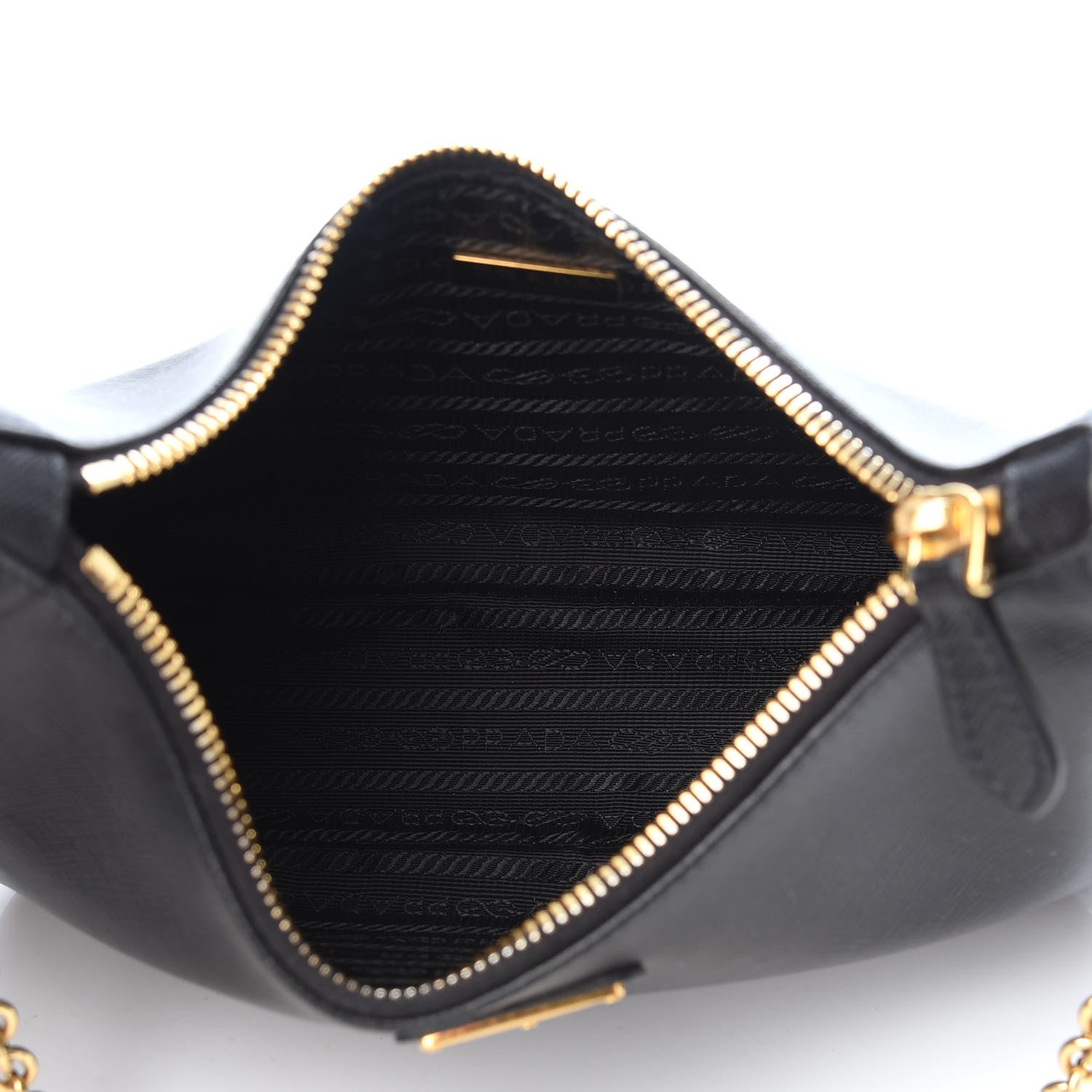 Prada Saffiano Lux Re-Edition 2005 Shoulder Bag Black 5 of 9