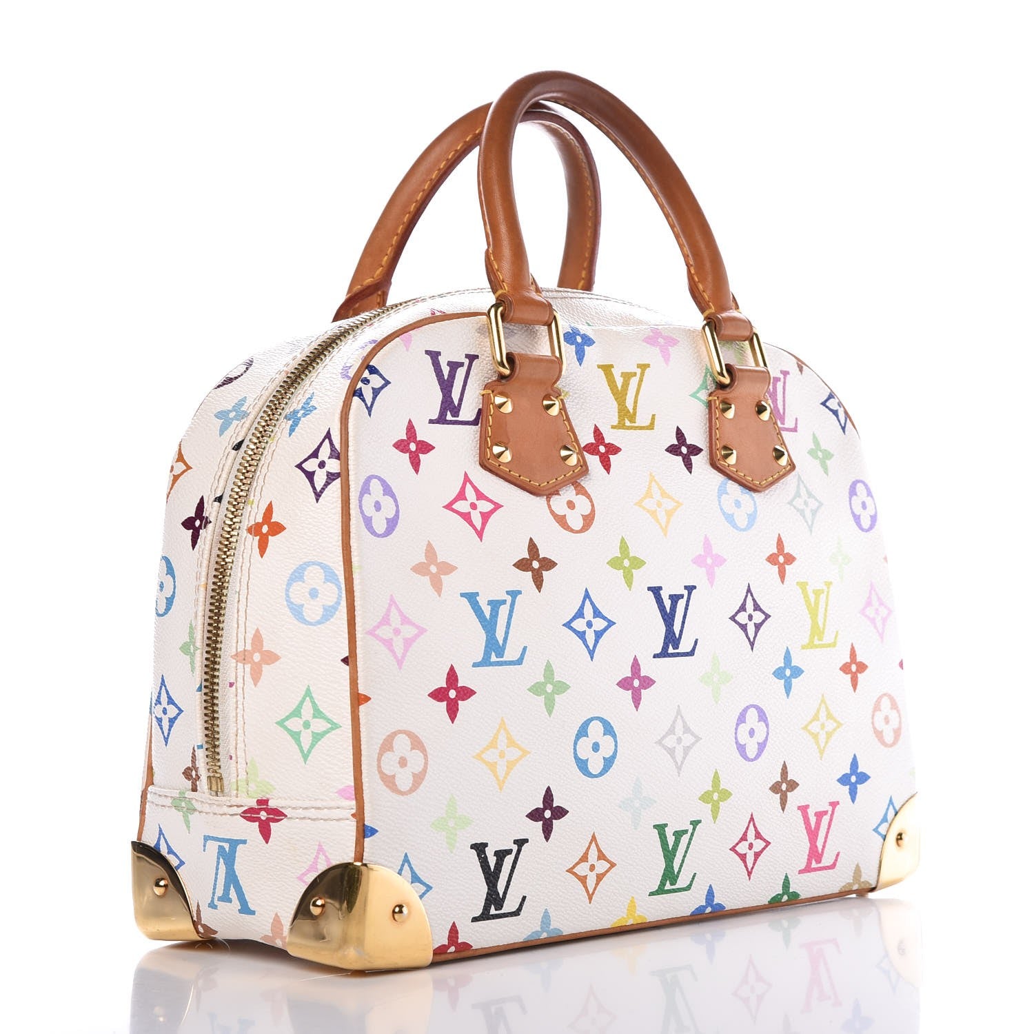 Louis Vuitton Monogram Multicolor Trouville White 3 of 8