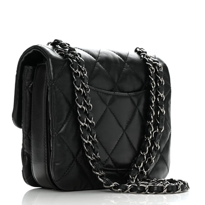 Chanel Lambskin Quilted Mini Chanel 3 Flap Black 3 of 11