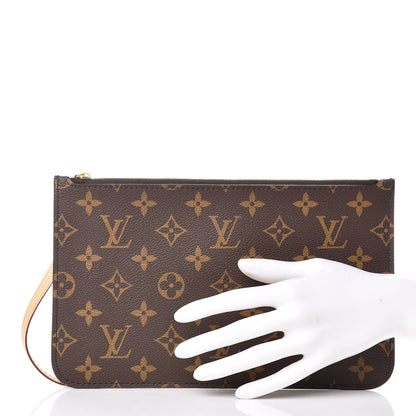 Louis Vuitton Monogram Neverfull MM GM Pochette 2 of 8