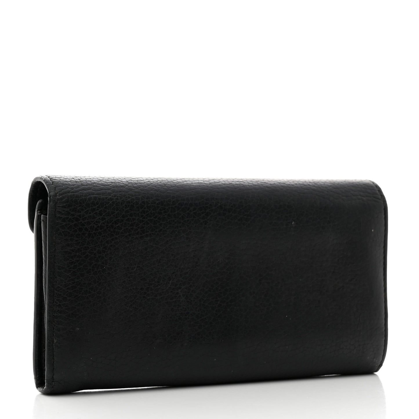 Cellarius Calfskin GG Marmont Continental Wallet Black