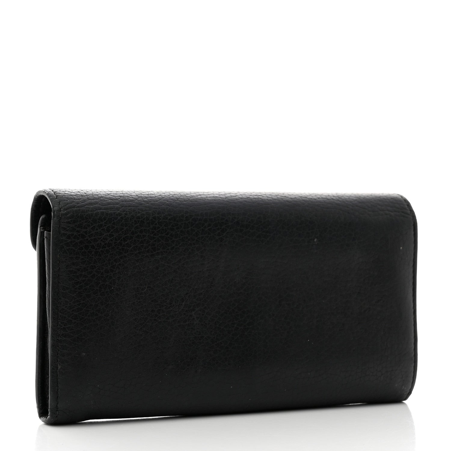 Gucci Cellarius Calfskin GG Marmont Continental Wallet Black 3 of 10