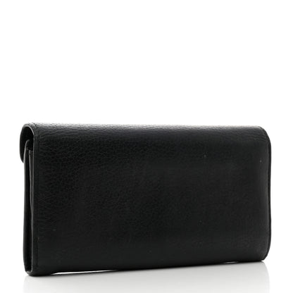 Gucci Cellarius Calfskin GG Marmont Continental Wallet Black 3 of 10